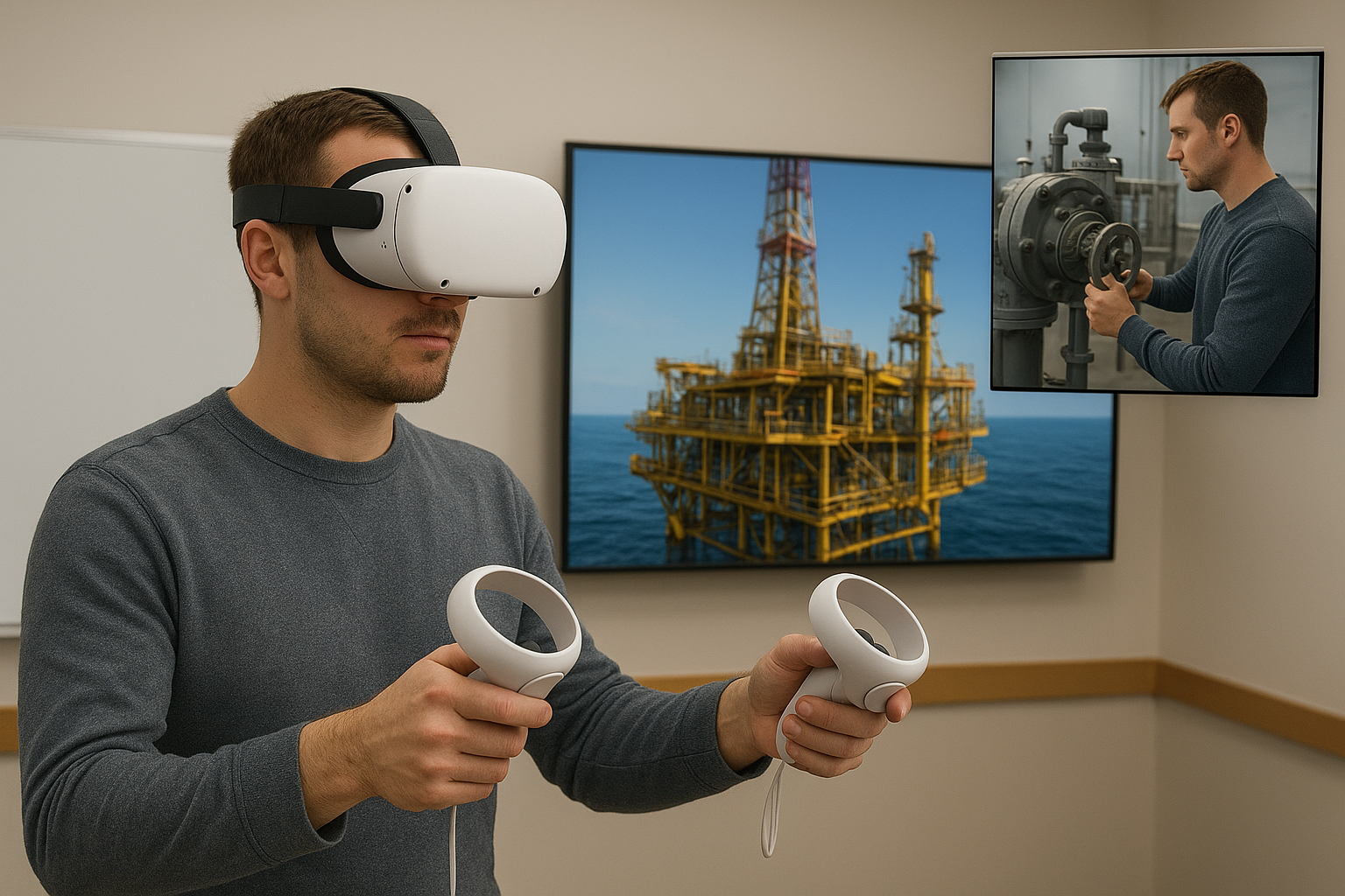 کاربرد واقعیت مجازی (VR) در صنعت نفت و مزایای آن